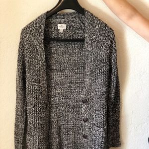 American Eagle Grey Oversized Cardigan